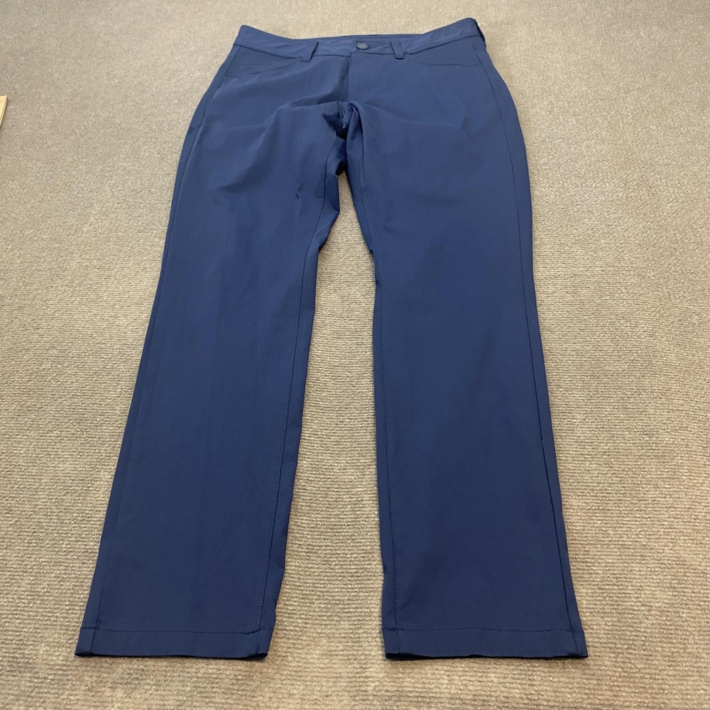 Rhone Pants Mens 31 Straight Leg Performance Stretch Travel Casual Polyester